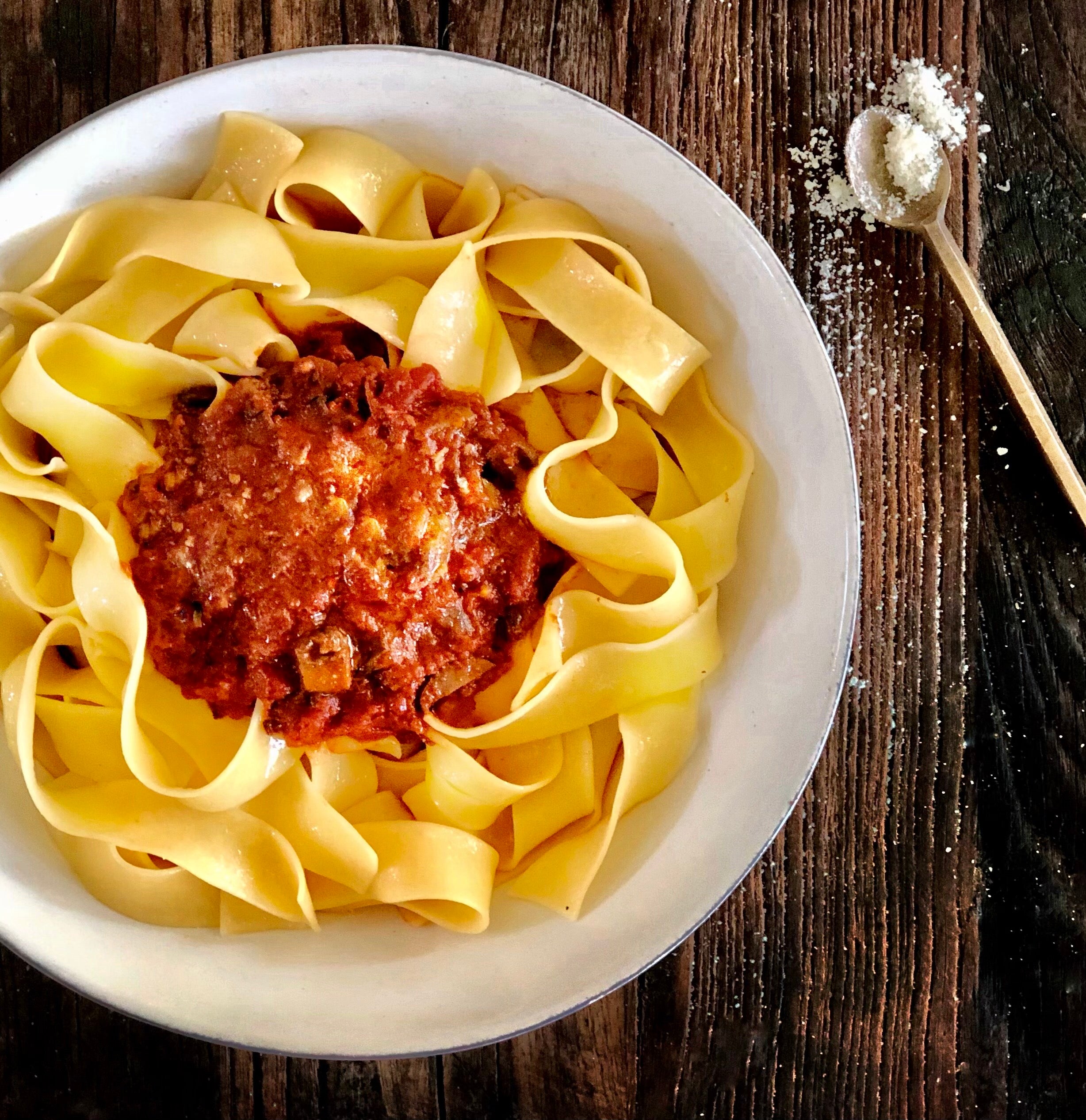 Oyster Mushroom Bolognese with Pappardelle – Circular Farm